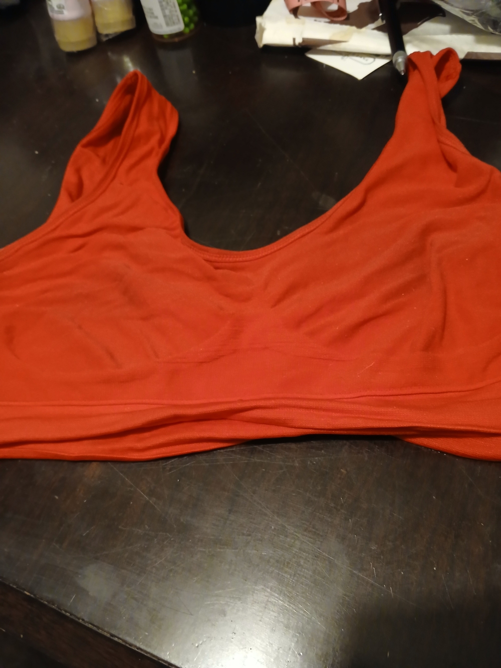 lululemon athletica Seamless Scoop Bralette in Red